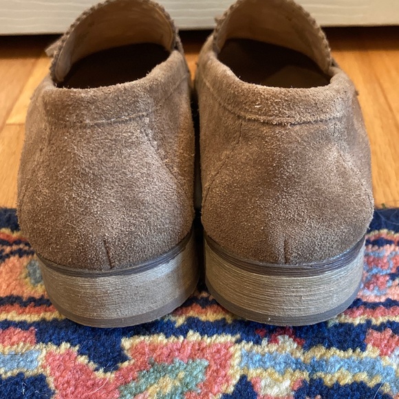 EUC Franco Sarto Brown Suede Tassel Loafers - Picture 3 of 6